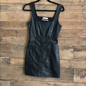 Party Dress Leather Urban Outfitters